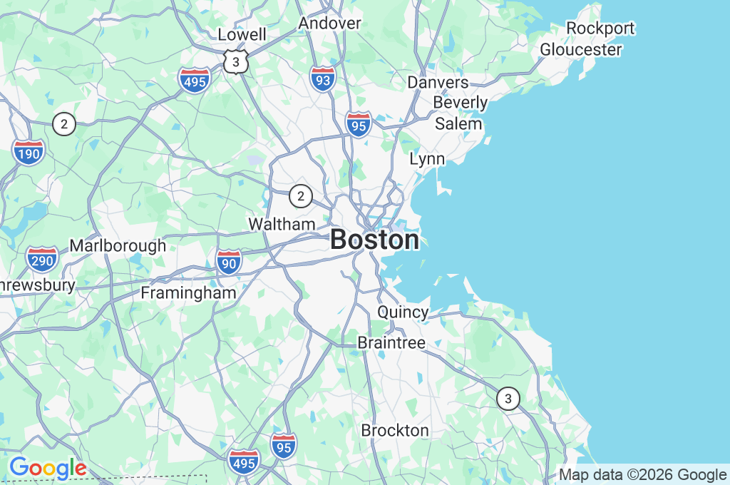 Boston Area Map
