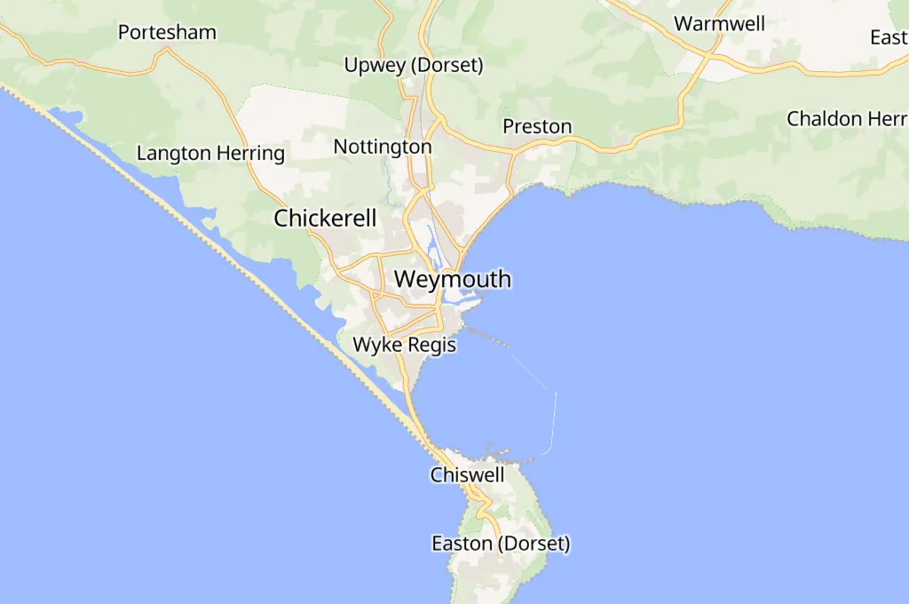 Puerto de Weymouth Area Map Puerto de Weymouth Area Map