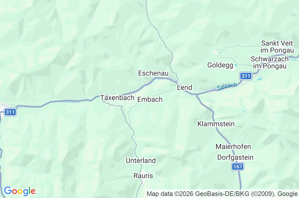 Embach Area Map