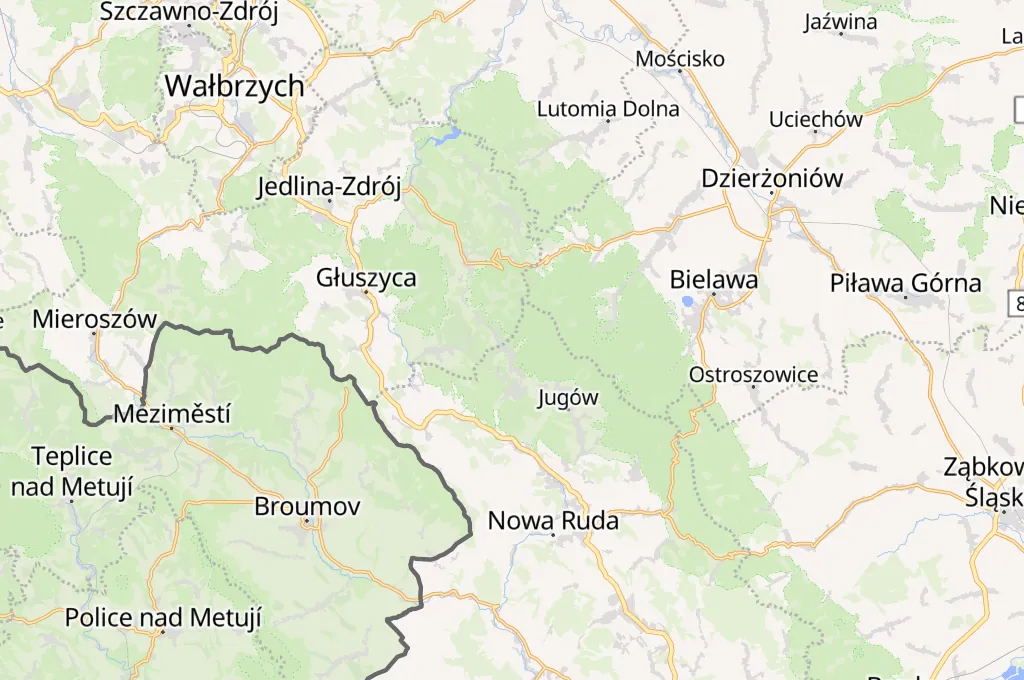 Ludwikowice Kłodzkie Area Map Ludwikowice Kłodzkie Area Map