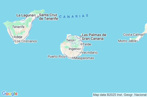 Map of San Bartolomé de Tirajana