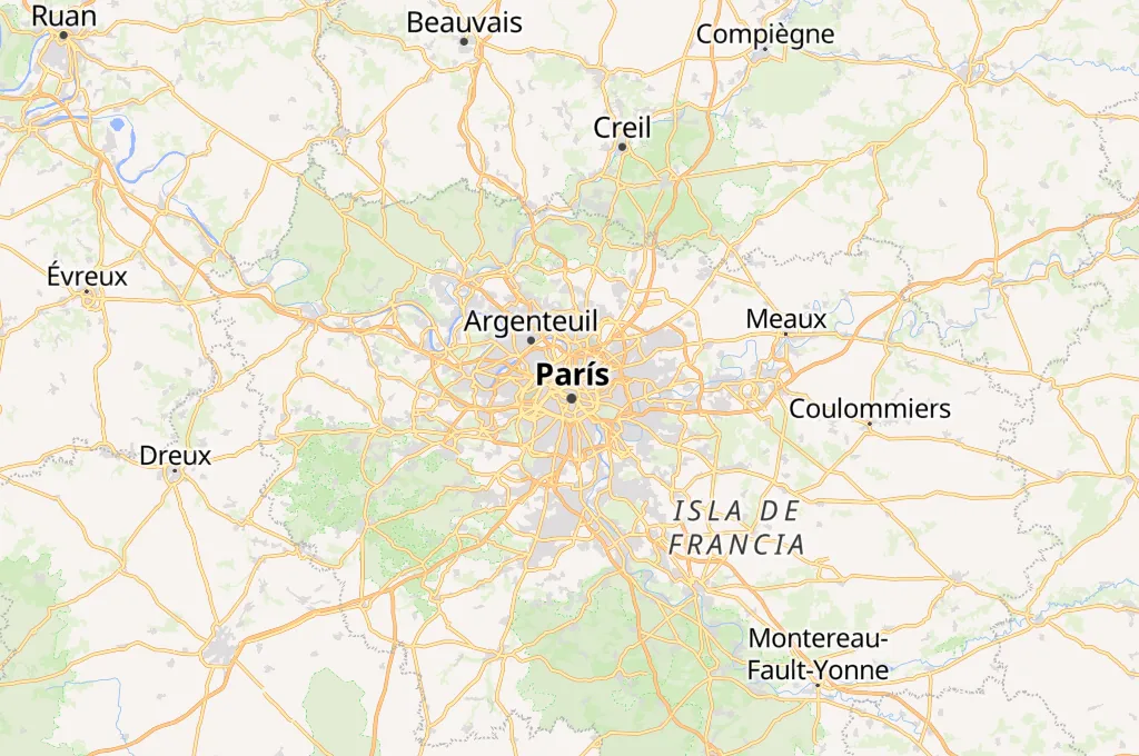 Basílica del Sacré Cœur Area Map Basílica del Sacré Cœur Area Map