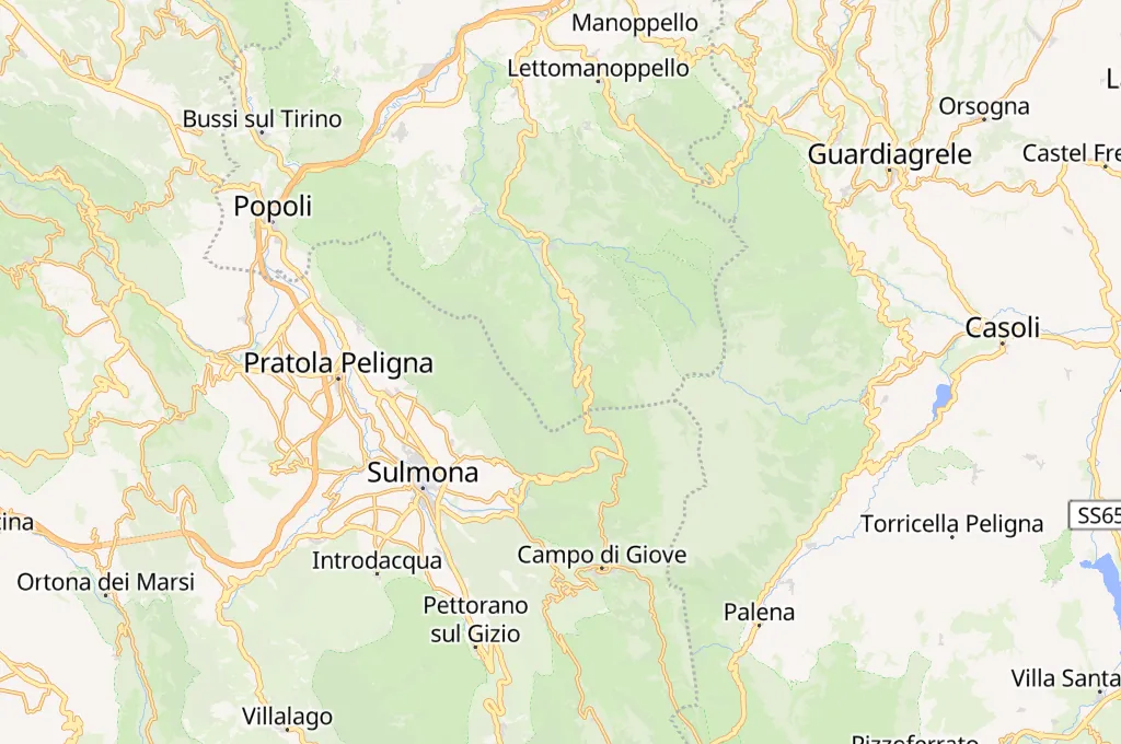 Roccacaramanico Area Map Roccacaramanico Area Map