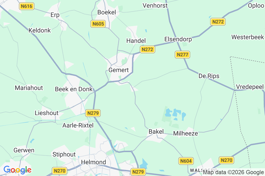 De Mortel Area Map