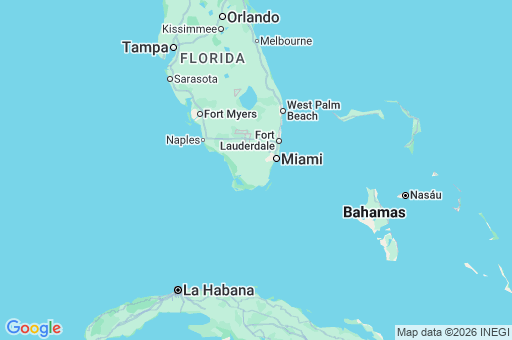 Map of Condado de Miami-Dade