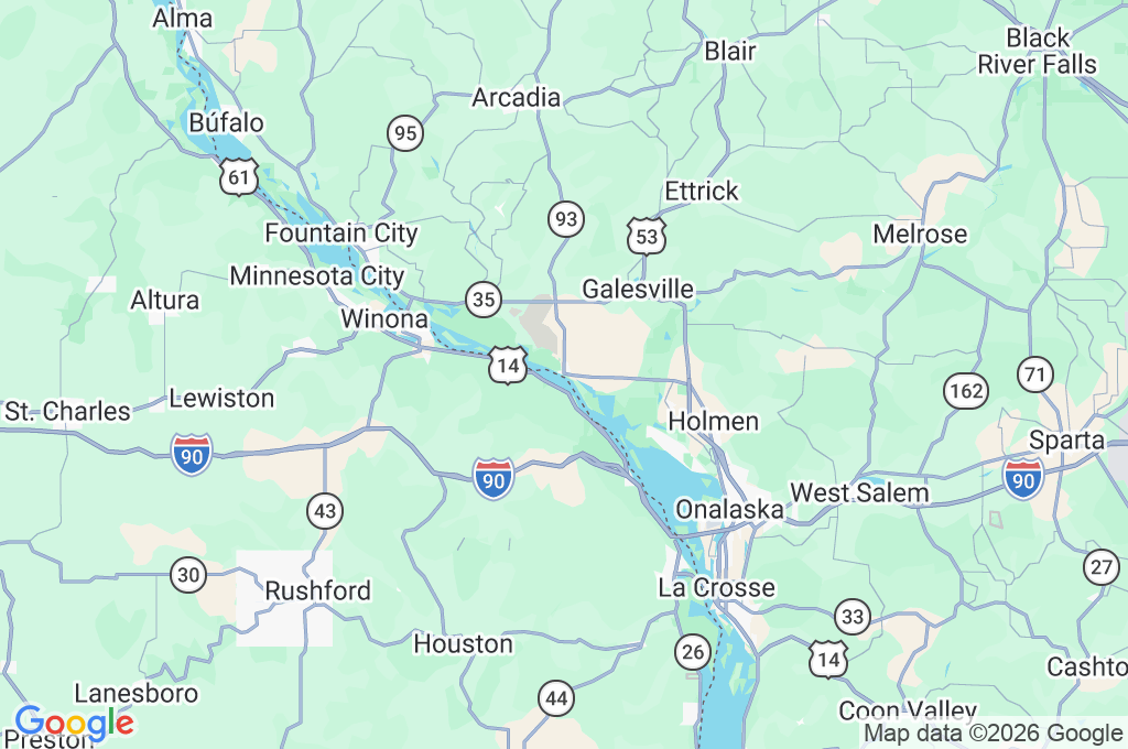 Hotel Trempealeau Area Map