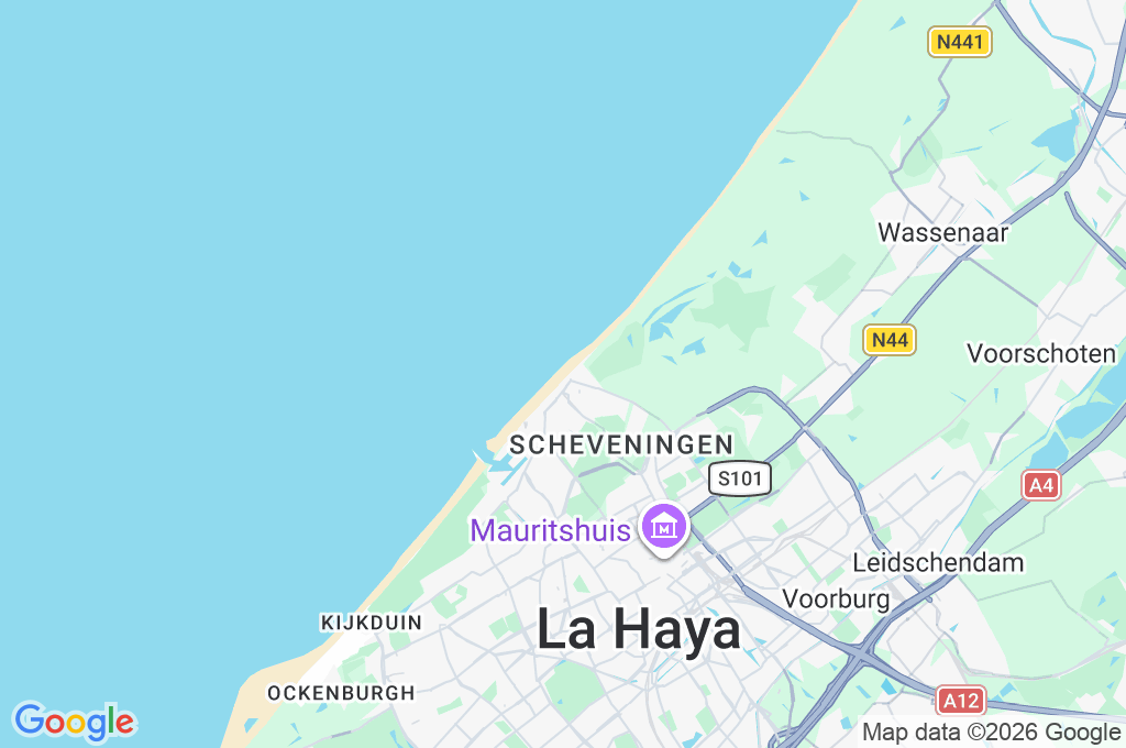 Scheveningen Area Map