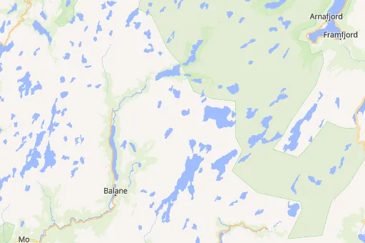 Map of Vestland