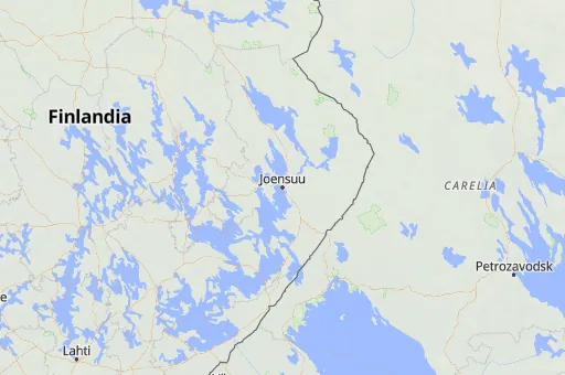 Map of Carelia del Norte