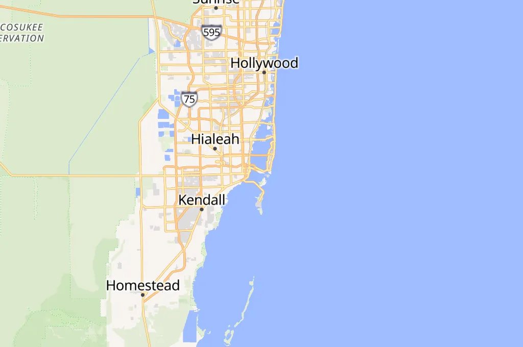 Puerto de Miami Area Map Puerto de Miami Area Map
