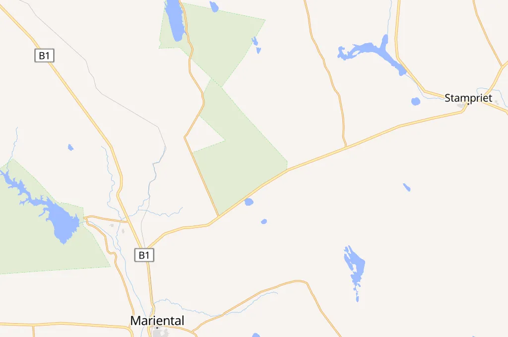 Kalahari Anib Lodge Area Map