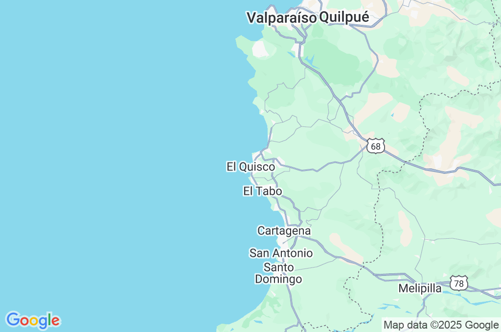 El Quisco Area Map