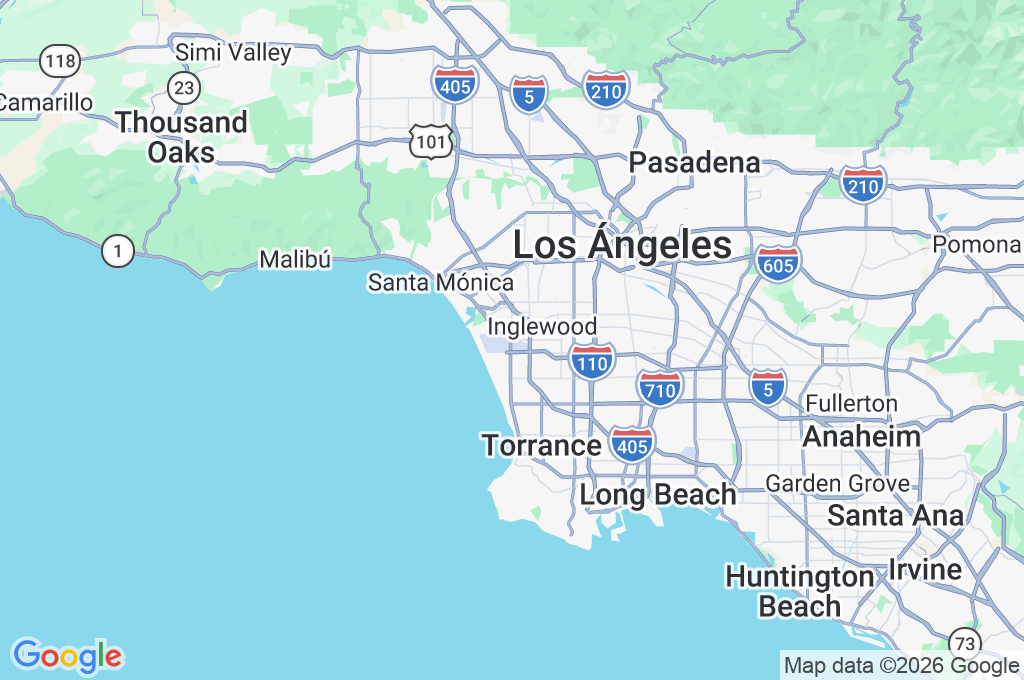 Aeropuerto Internacional de Los Ángeles Area Map Aeropuerto Internacional de Los Ángeles Area Map