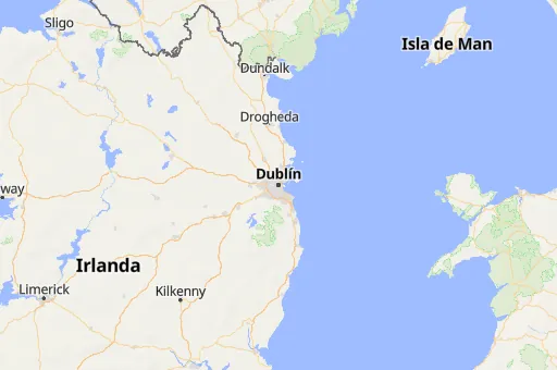 Map of Dublín