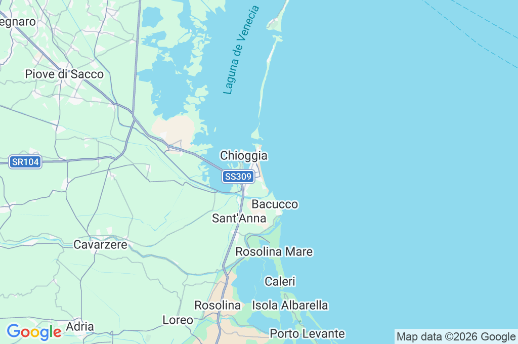 Sottomarina Area Map