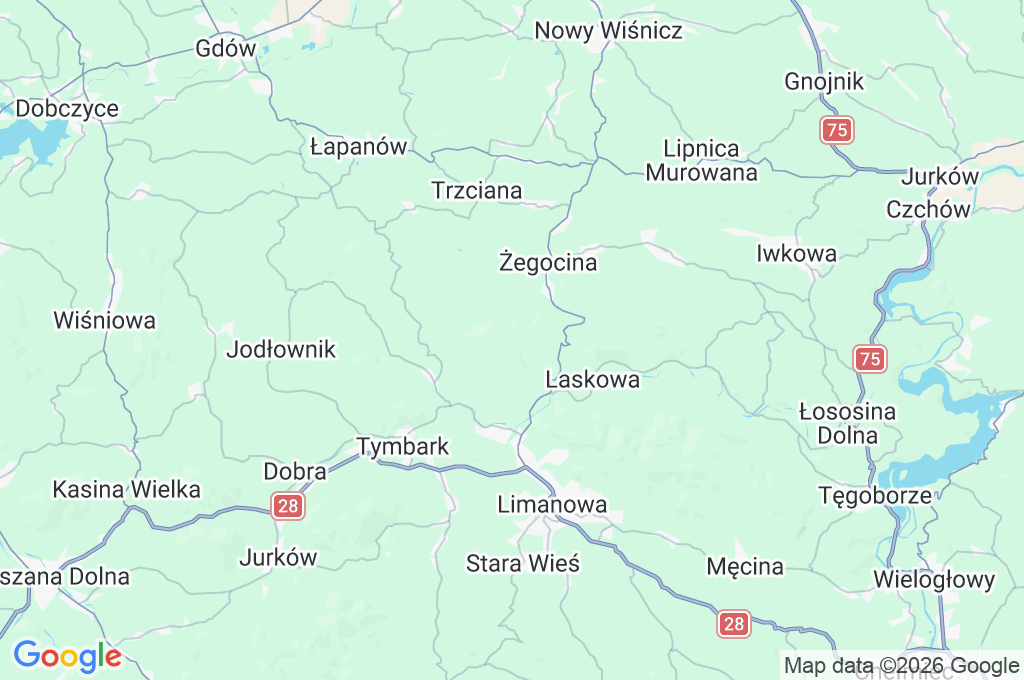 Kamionna Area Map Kamionna Area Map