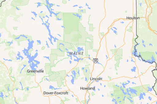 Map of Millinocket