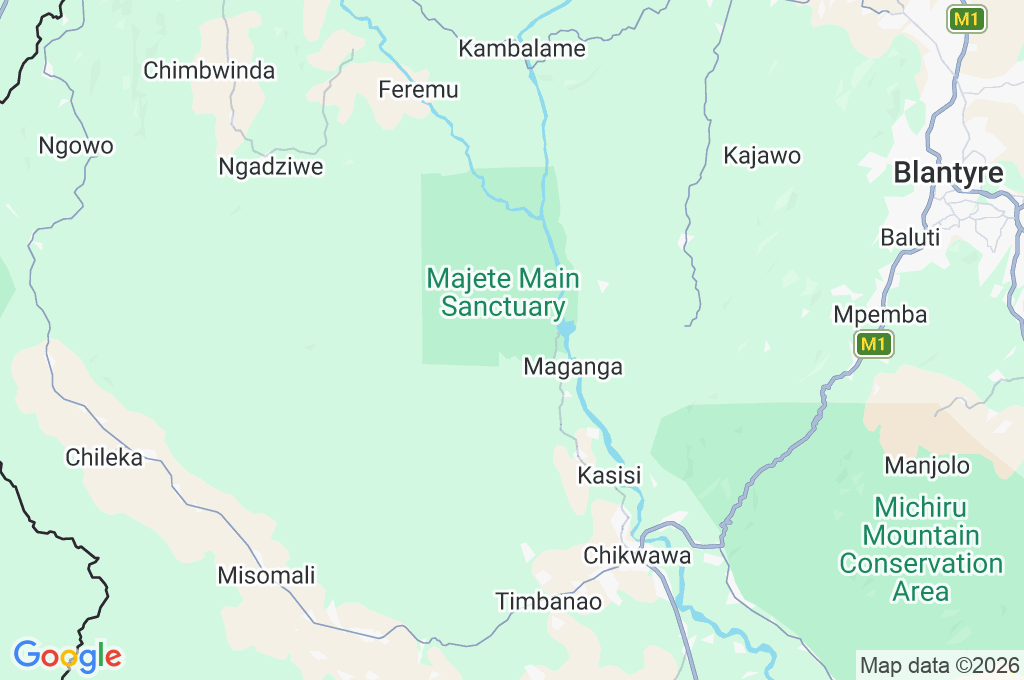 Thawale Lodge Area Map