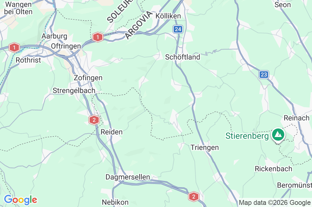Wiliberg Area Map Wiliberg Area Map