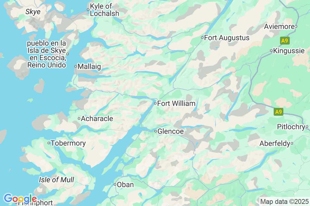 Fort William Area Map