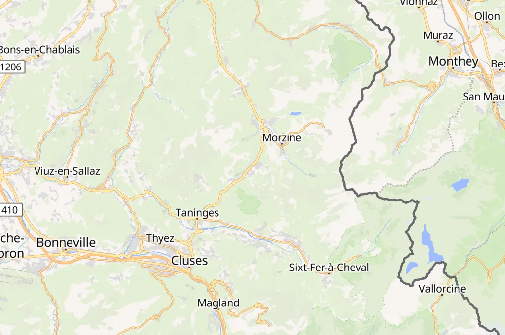 Telesilla Chavannes Express Area Map Telesilla Chavannes Express Area Map