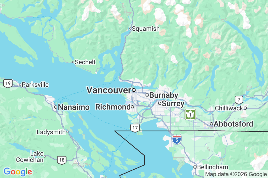 Canada Place Area Map