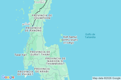Map of Distrito de Ko Samui