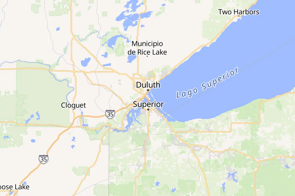 Duluth Area Map Duluth Area Map