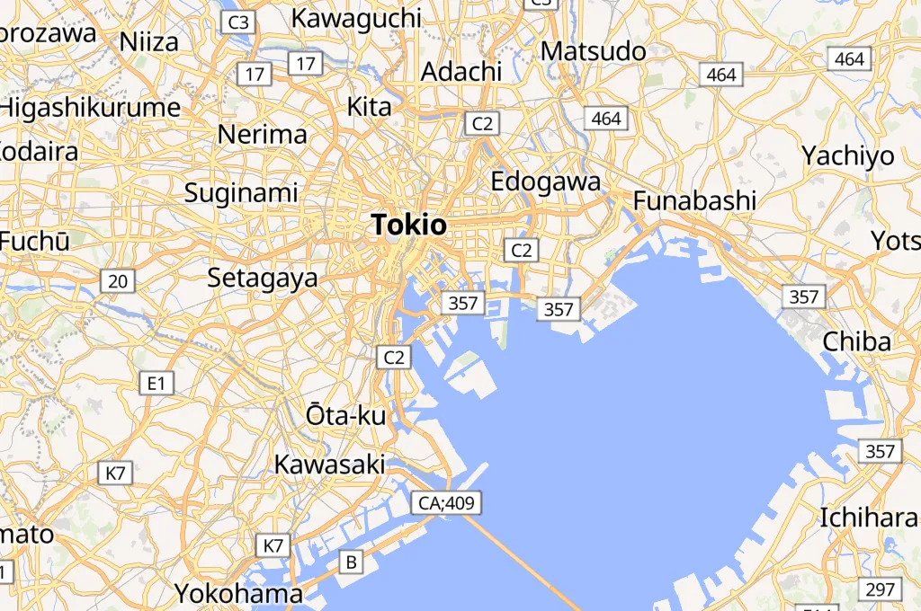 Shinonome Area Map Shinonome Area Map