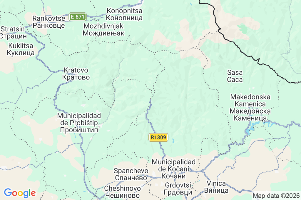 Ponikva Area Map