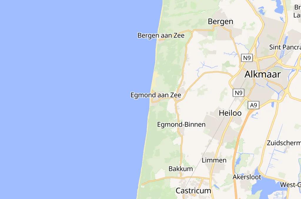 Playa Bad Egmond Area Map Playa Bad Egmond Area Map