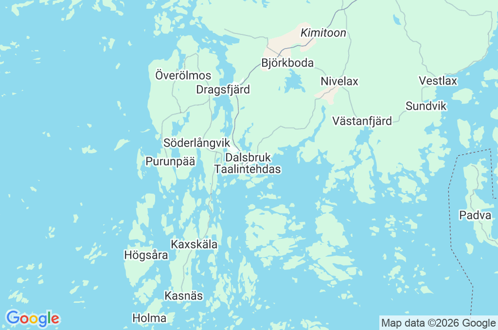 Dalsbruk Area Map Dalsbruk Area Map