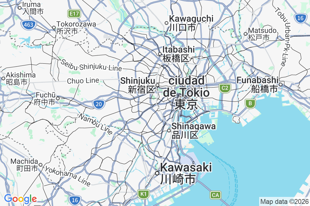 Center-Gai de Shibuya Area Map