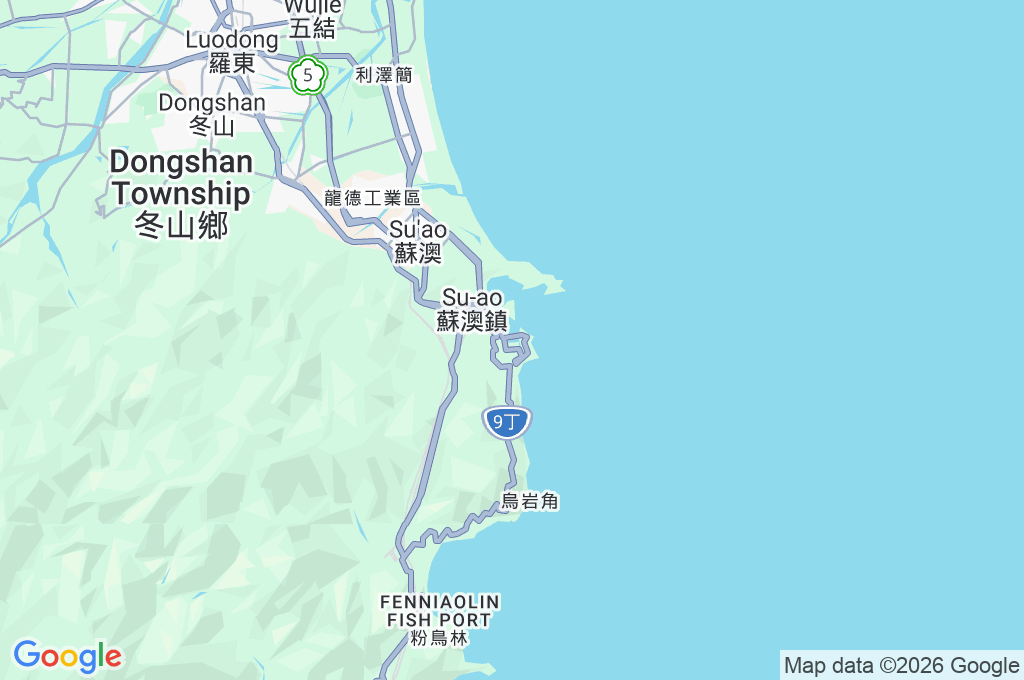 Tercer Puerto Pesquero de Nanfang'ao Area Map Tercer Puerto Pesquero de Nanfang'ao Area Map