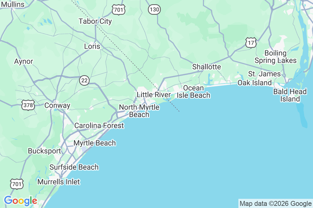 Cherry Grove Point Area Map Cherry Grove Point Area Map