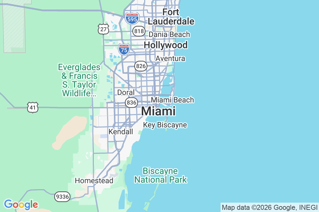 Brickell Key Area Map Brickell Key Area Map