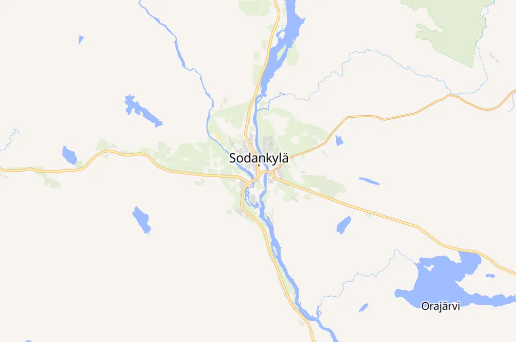 Sodankylä Area Map Sodankylä Area Map