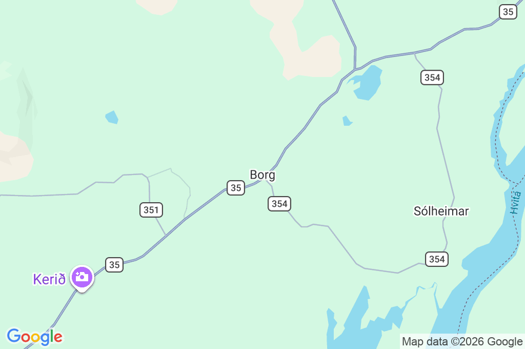 Borg Area Map