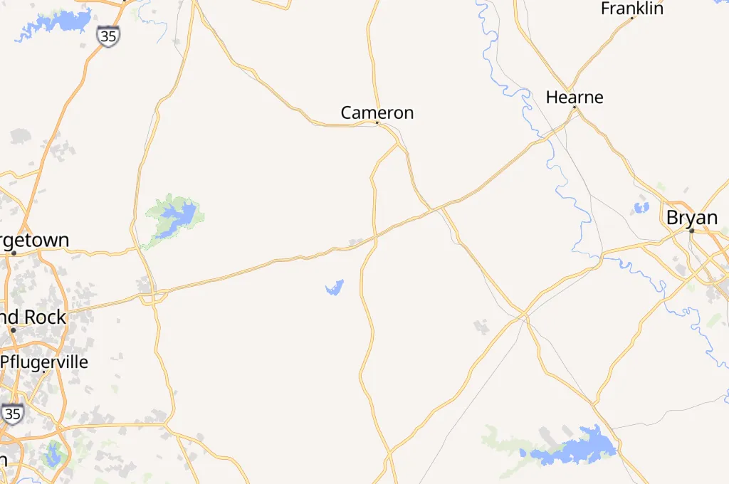 Rockdale Area Map