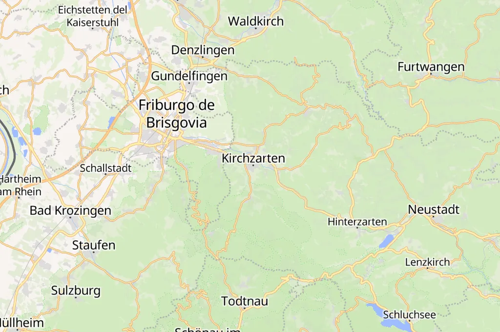 Kirchzarten Area Map