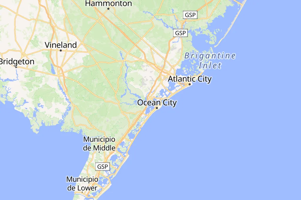 Somers Point Area Map