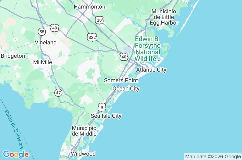 Somers Point Area Map
