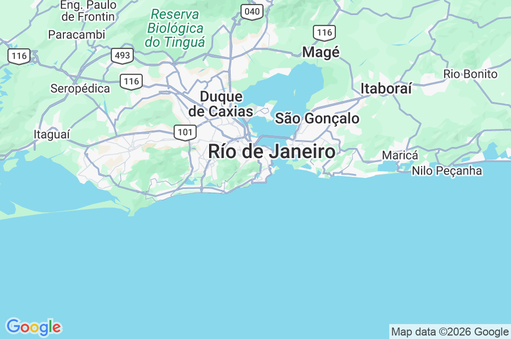 Sendero Parque Lage–Corcovado Area Map