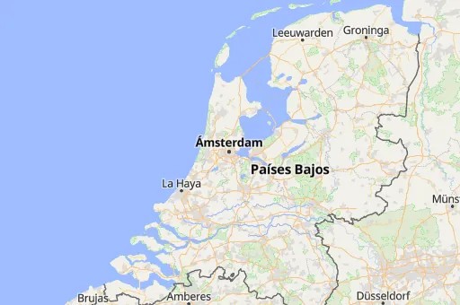 Map of Ámsterdam