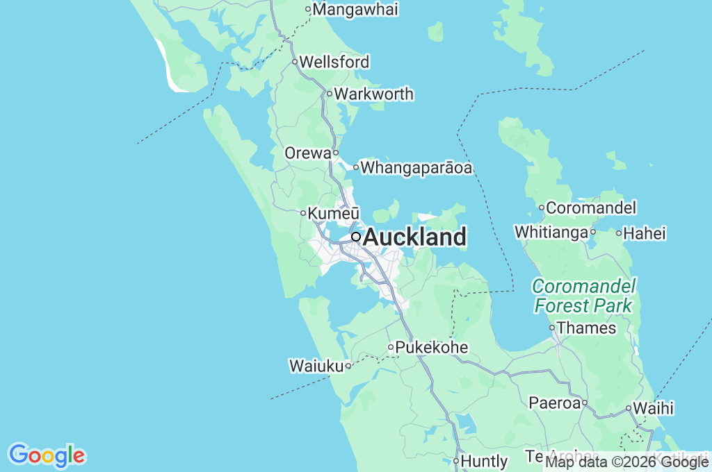 Auckland Area Map Auckland Area Map