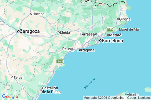 Map of Tarragona