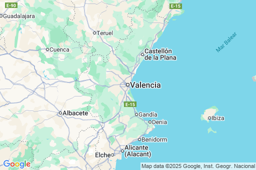 Map of Valencia