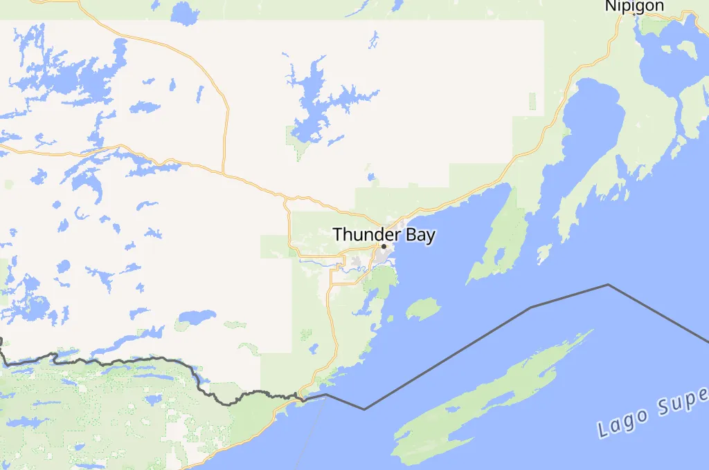 Thunder Bay Area Map Thunder Bay Area Map