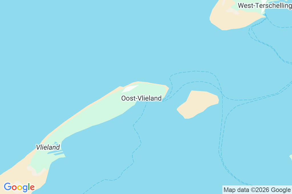 Oost-Vlieland Area Map Oost-Vlieland Area Map