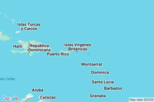 Map of Islas Vírgenes Británicas